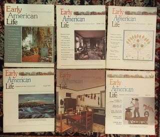 16 EARLY AMERICAN LIFE MAGAZINES VINTAGE ANTIQUES HOUSE PLANS HOW TO COLLECT 2