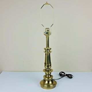 Vintage Stiffel Brass Desk Table Lamp Light 29 Inches