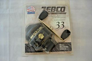 Nos 1999 Vintage Zebco 50 Classic Special Edition Fishing Reel In Package
