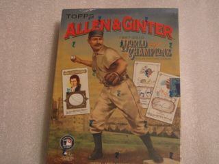 2010 Topps Allen & Ginter Baseball Factory Box 24 Packs / 8 Cards (b30)
