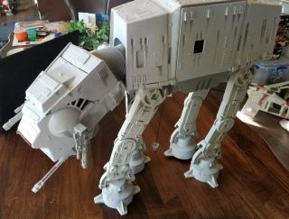 Vintage Star Wars 1997 At - At By Kenner With Electronics