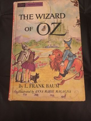 1963 The Wizard Of Oz & The Jungle Book Companion Library 2 In 1 Book