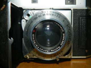 Vintage Kodak Retina Iia Camera With Schneider Xenon 50mm F/2 Lens