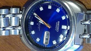 Vintage Seiko 6106 - 8237,  17 Jewel,  Automatic,  Blue Dial