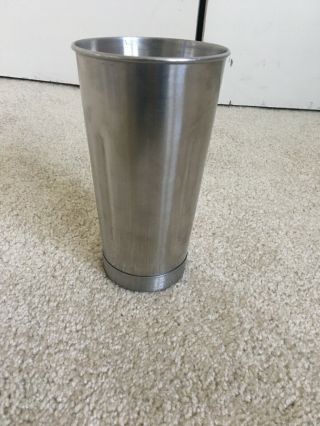 Vintage John Oster Replacement Metal Blended Drink Cup For Blenders
