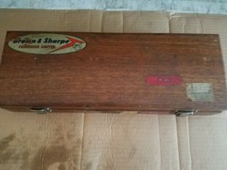 Vintage Brown & Sharpe Gauge Block Set • Antique Precision Machinist Tools ☆usa