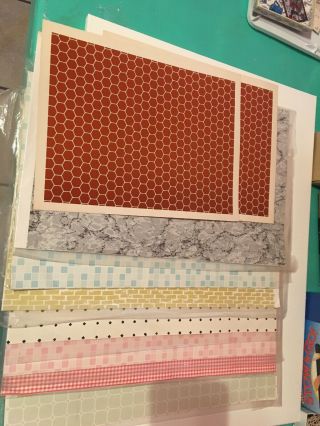 Vintage Doll House Wallpaper And Flooring