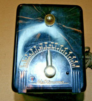 Crystalab Metronoma Mp - 100 - Pa Vintage Thyratron Vacuum Tube Metronome