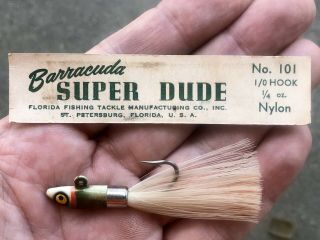 Vintage Florida Barracuda Dude Jig No.  101 With Box