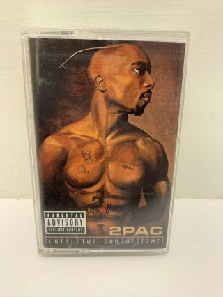 2pac “until The End Of Time” “ Cassette 2” Vintage Hip Hop Rap Cassette Tape