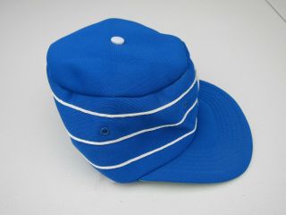 Vintage 1970s Los Angeles Dodgers Pillbox Style Nylon Mesh Snapback Hat Cap 3