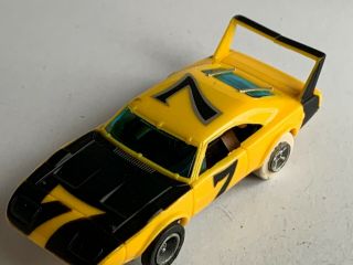 Vintage Aurora / Afx Daytona Charger Slot Car Yellow / Black