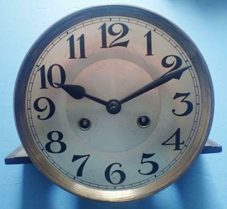 Antique German Regulator Wall Clock Movement Assembly
