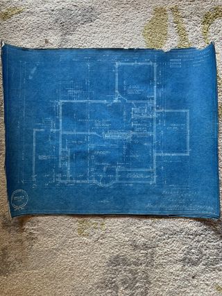 Vintage 1950’s House Blueprints