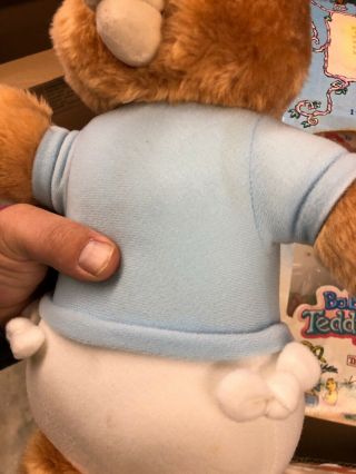 1987 WOW Vintage Baby Teddy Ruxpin w/box - Never Held Batteries 3