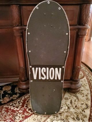 Vintage Vision Mark Gator Rogowski Pro Model Skateboard deck trucks wheels rails 2