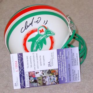 Dan Marino Signed/autographed Miami Dolphins Tb Mini Helmet Hof - Jsa Psa