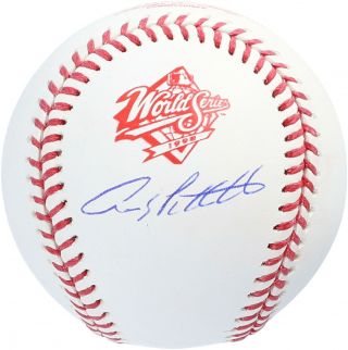 Andy Pettitte York Yankees Autographed 1998 World Series Logo Baseball