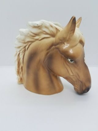 Napcoware Horse Head 6 " Ceramic Planter C6535 Vintage