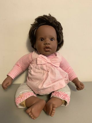 Vintage 1997 Lee Middleton Doll By Reva African American Girl 072197