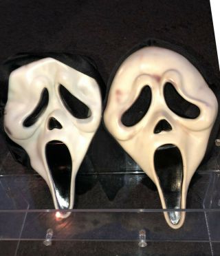 Vintage Scream Ghostface Pull Over Masks Halloween Qty 2 90 