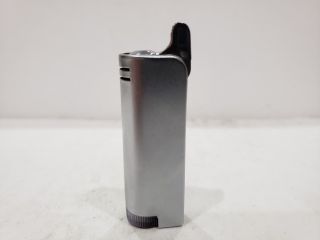Vintage Modern Butane Gas Cigarette Silver Lighter Japan 3