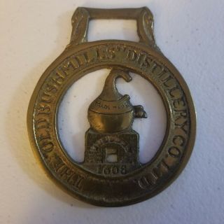 Vintage " The Old Bushmills " Distillery Co.  Ltd Est.  1608 Brass Wall Plaque