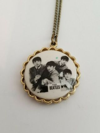 Vintage The Beatles Yeh Yeh Yeh Necklace Made By Nems In