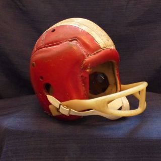Vintage,  Macgregor H614 Style,  Game Leather Football Helmet