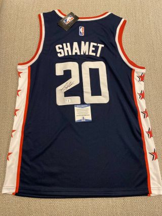 Beckett Landry Shamet Signed Autographed Los Angeles Clippers Jersey 20