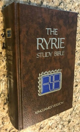 The Ryrie Study Bible KJV 1978 Vintage Moody Press 2