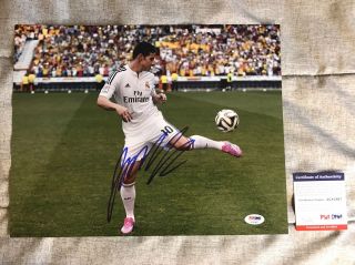 James Rodriguez Signed Autographed 11x14 Photo Psa/dna Real Madrid Colombia