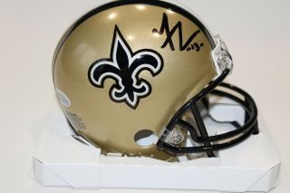 Michael Thomas Orleans Saints Signed Autographed Mini Helmet Beckettcoa Auto