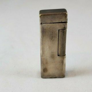 Vintage Dunhill London Lighter 2.  5 " No Flint No Fuel