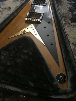 Epiphone Flying V Guitar Korina Electric Antique Natural PROJECT.  PLAYS GREAT 3