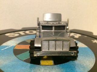 Vintage 1980 ' s Rough Rider Grey Semi Truck W/ Blue Stripe W/ Light 2