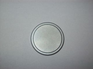 Vintage Chrome Metal Push On Front Lens Cap For 40.  5mm Lens Rim -