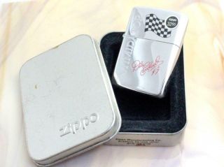 1997 Zippo Lighter " Intimidator " Dale Earnhardt 3 Signature - N Tin,