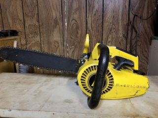Old Vintage Mcculloch Power Mac 6 Chainsaw