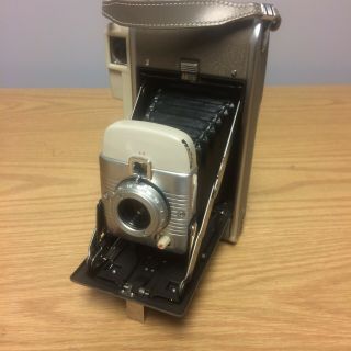 Vintage Polaroid Land Camera Model 80a With Carry Case & Accessories Made In Usa