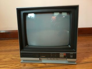 Vintage Teknika 13 Inch Small Tv Television Crt Retro Portable Gaming Antique