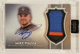 2017 Topps Dynasty Mike Piazza York Mets Hof Game Patch Auto 9/10