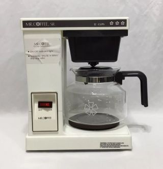 Vintage Mr.  Coffee,  Sr 12 - Cup Automatic Coffeemaker Sr - 12 900w