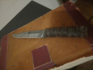 Vintage Ww Ii U S Army Knife - Camillus Usa - 6 3/4 " Blade - Ring Handle