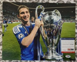 Frank Lampard Chelsea Autographed Signed 11x14 Photo Psa/dna Ac23672