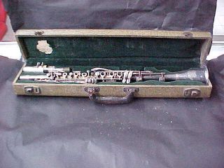 H N White American Standard Metal Clarinet Vintage