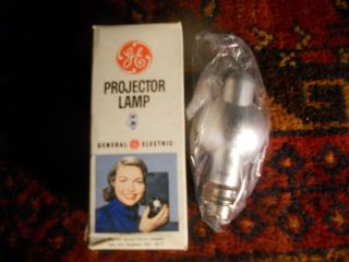Vintage G.  E.  Cxr/cxl 8 Volt 50 Watts Projector Lamp Bulb W Box