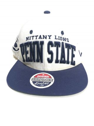 Vintage Zephyr Sports Penn State Nittany Lions Football Hat Snapback Cap Ncaa