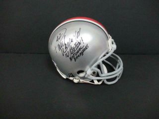 Paul Warfield Signed Ohio State Mini Helmet Autograph Auto Psa/dna Ac85928