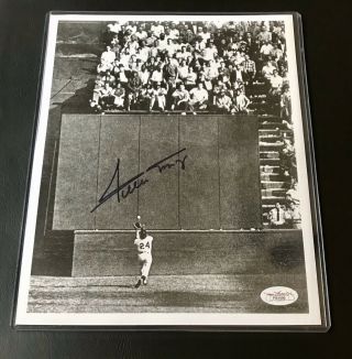 Willie Mays Signed 8x10 Photo Giants The Catch Autograph Auto Jsa